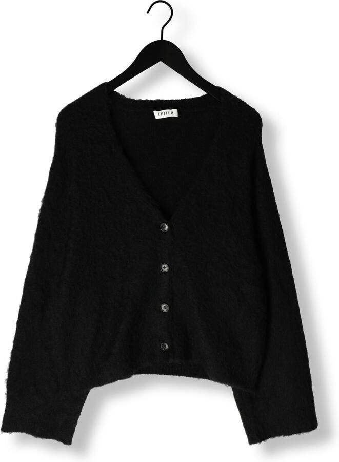 EDITED Dames Truien & Vesten Onorina Mohair Cardigan Zwart