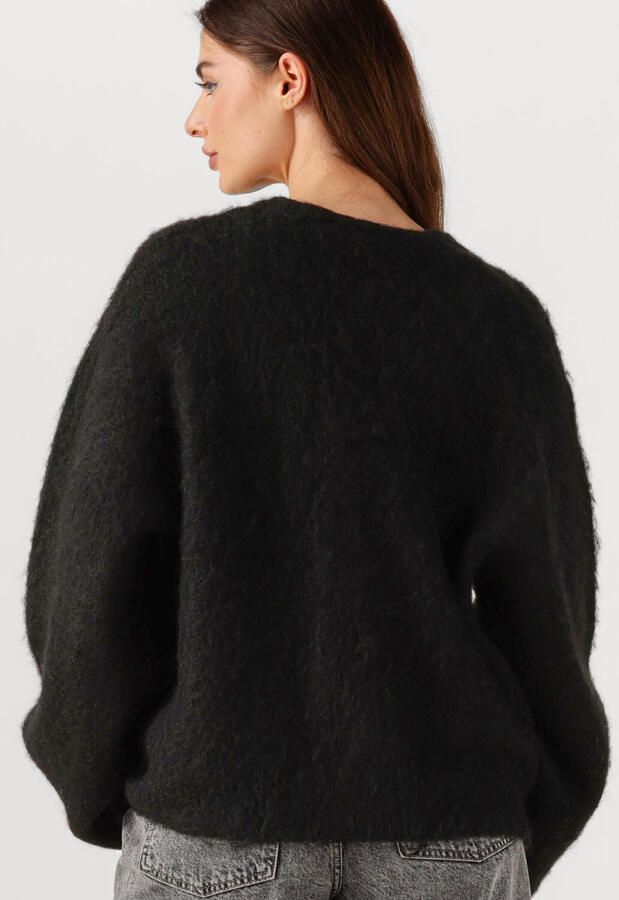 EDITED Dames Truien & Vesten Onorina Mohair Cardigan Zwart - Foto 3