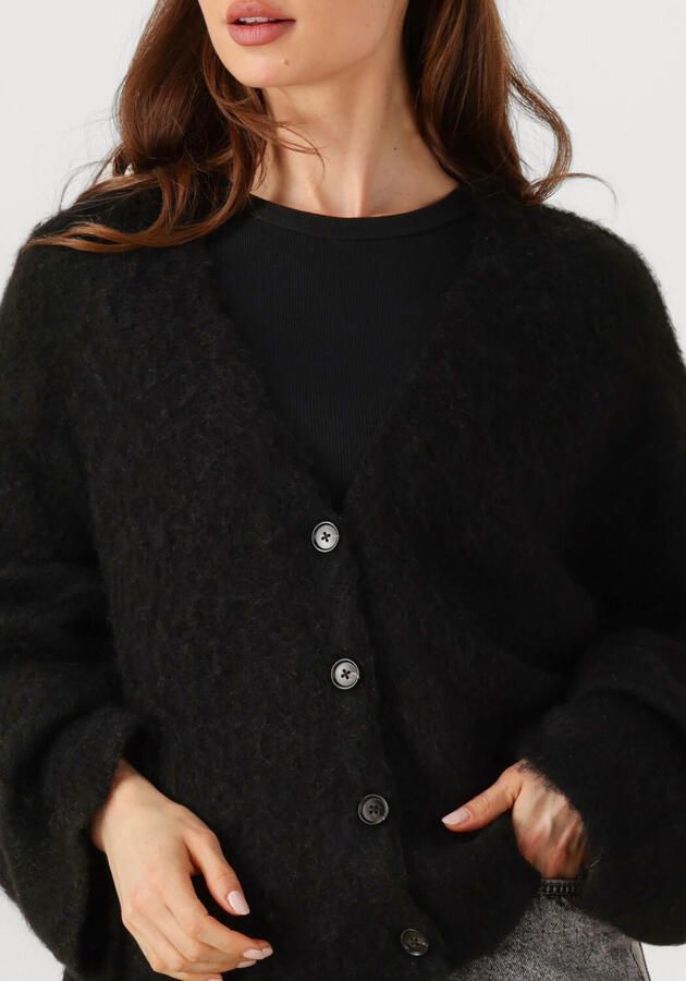 EDITED Dames Truien & Vesten Onorina Mohair Cardigan Zwart - Foto 2