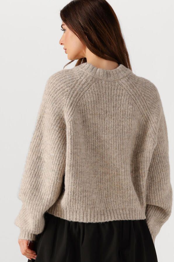 EDITED Dames Truien & Vesten Rani Bomber Cardigan Gebroken Wit - Foto 3