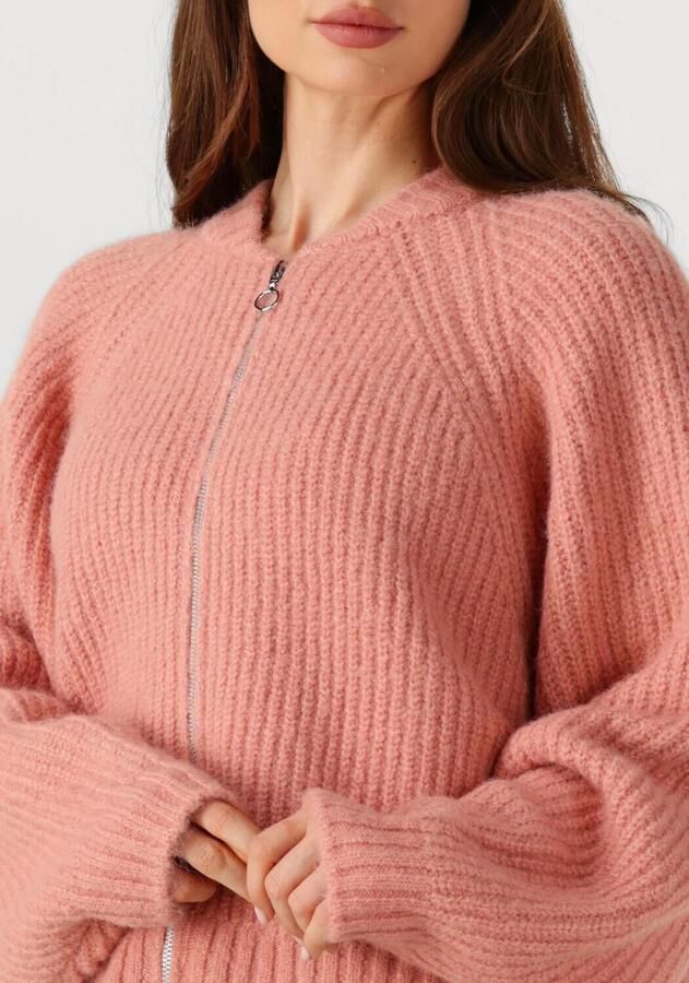 EDITED Dames Truien & Vesten Rani Bomber Cardigan Roze - Foto 2