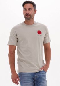 Edwin Beige T-shirt Japanese Sun Ts Single Jersey