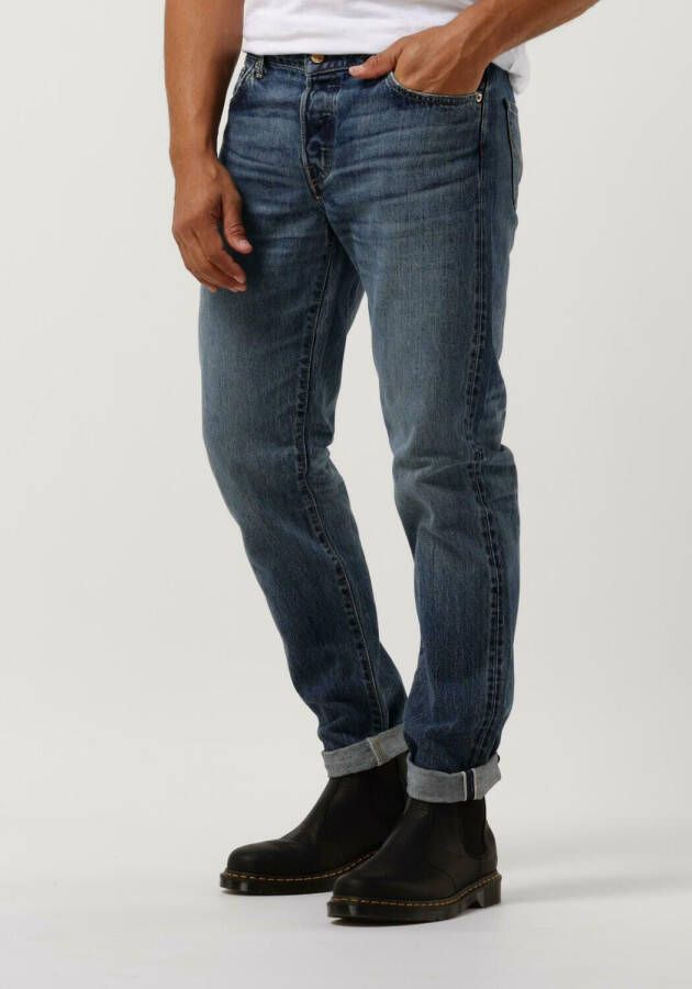 EDWIN Heren Jeans Regular Tapered Kurabo Blauw