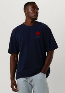 Edwin Blauwe T-shirt Japanese Sun Supply Ts Single Jersey