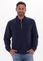 EDWIN Heren Polo's & T-shirts Zipped Polo Heavy Felpa Donkerblauw - Thumbnail 1