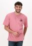 Edwin Tg37.2M4.Owt.67.03 T-shirt Roze Heren - Thumbnail 1