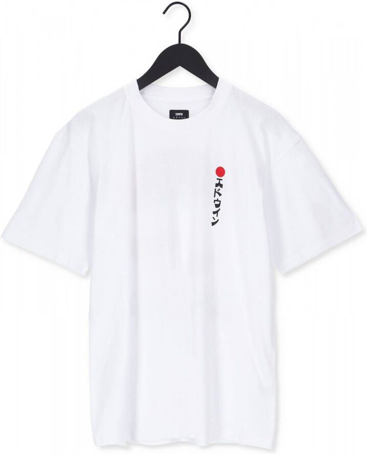 Edwin Heren T-shirt van katoenen jersey White Heren
