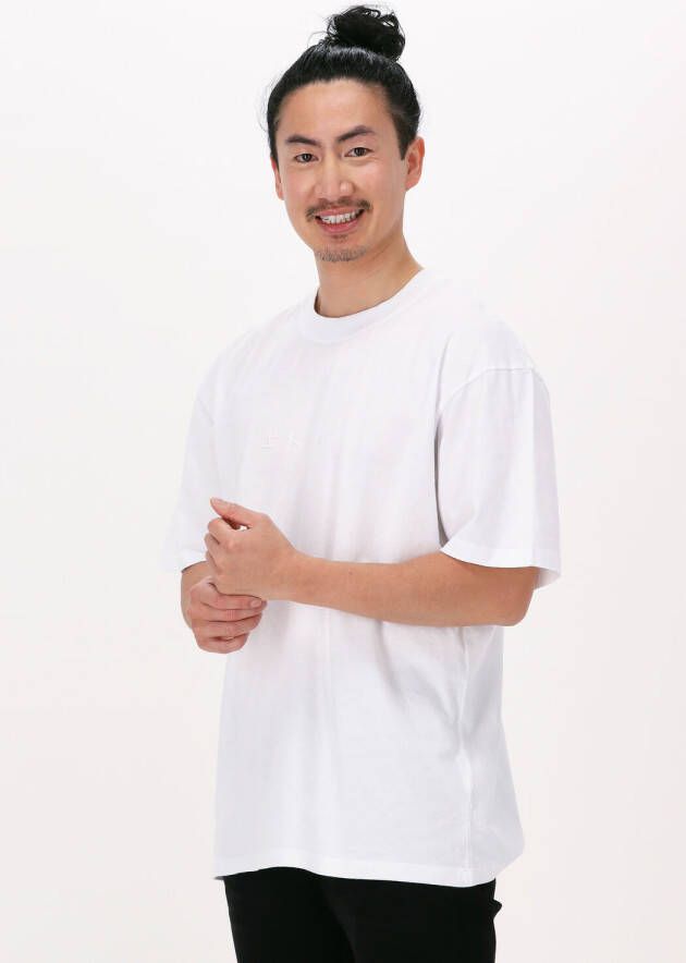 Edwin Witte T-shirt Katakana Embroidery Ts
