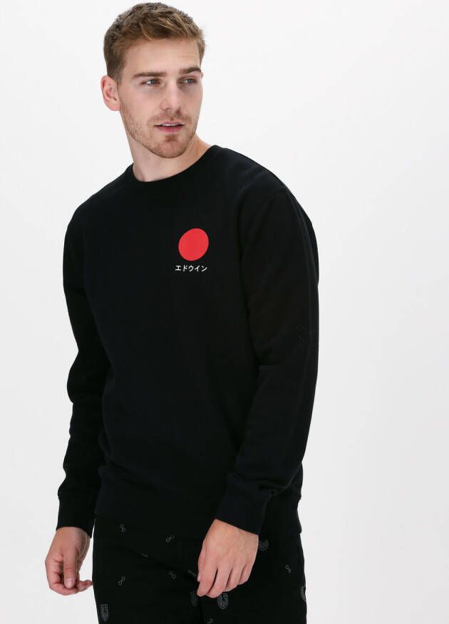Edwin Japanese zon Sweat Black Garment I028696 Black Heren