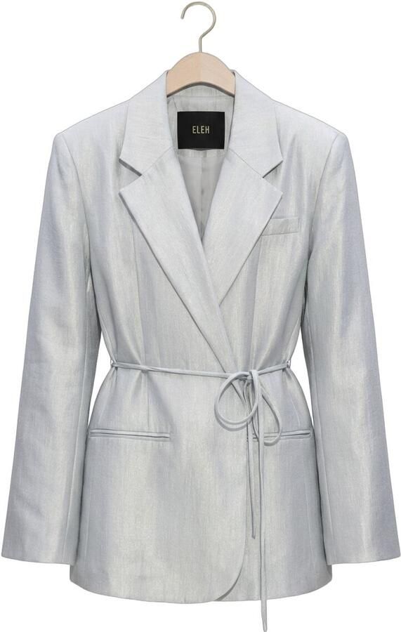 ELEH Dames Blazers Ss260402 Zilver - Foto 4