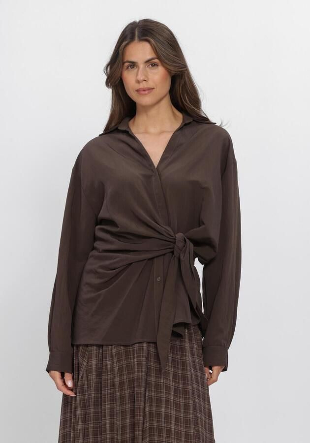 ELEH Dames Blouses Efw260200 Bruin