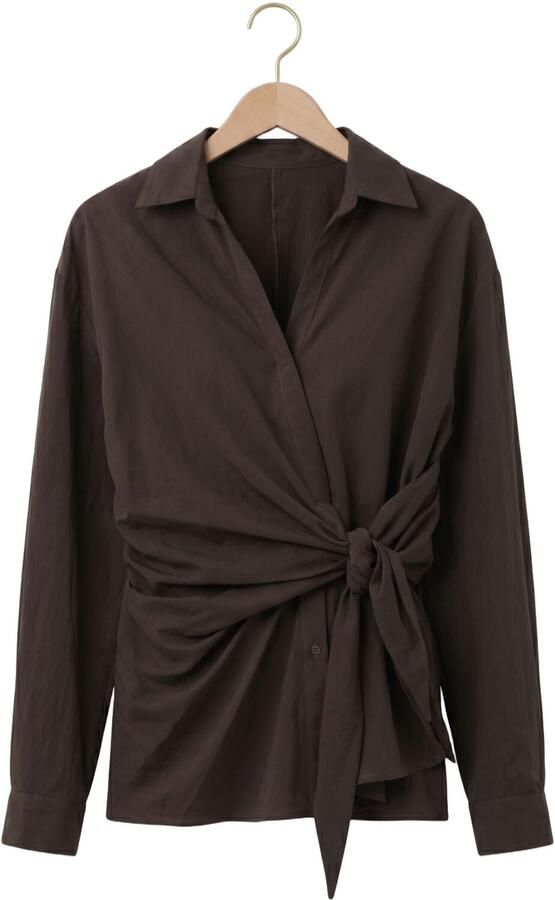 ELEH Dames Blouses Efw260200 Bruin - Foto 4