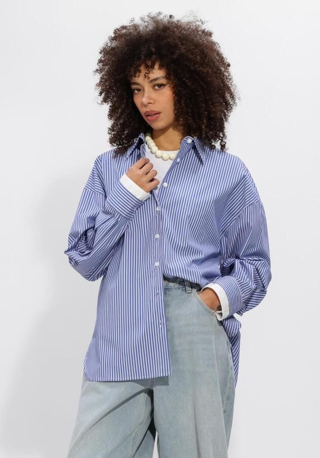 ELEH Dames Blouses Ss260034 Blauw