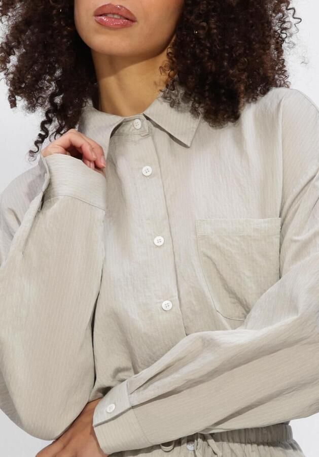 ELEH Dames Blouses Ss260036 Zand - Foto 3