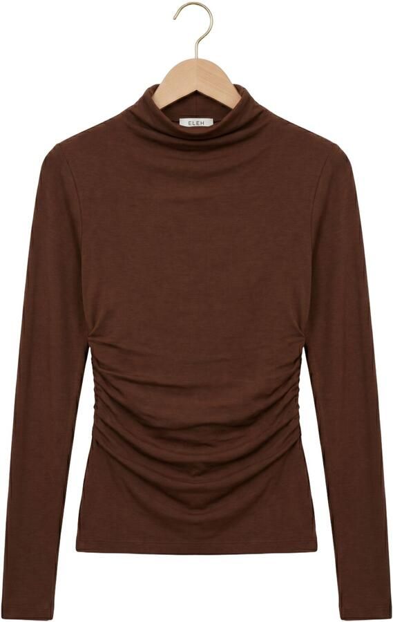 ELEH Dames Tops & T-shirts Efw260160 Bruin - Foto 4
