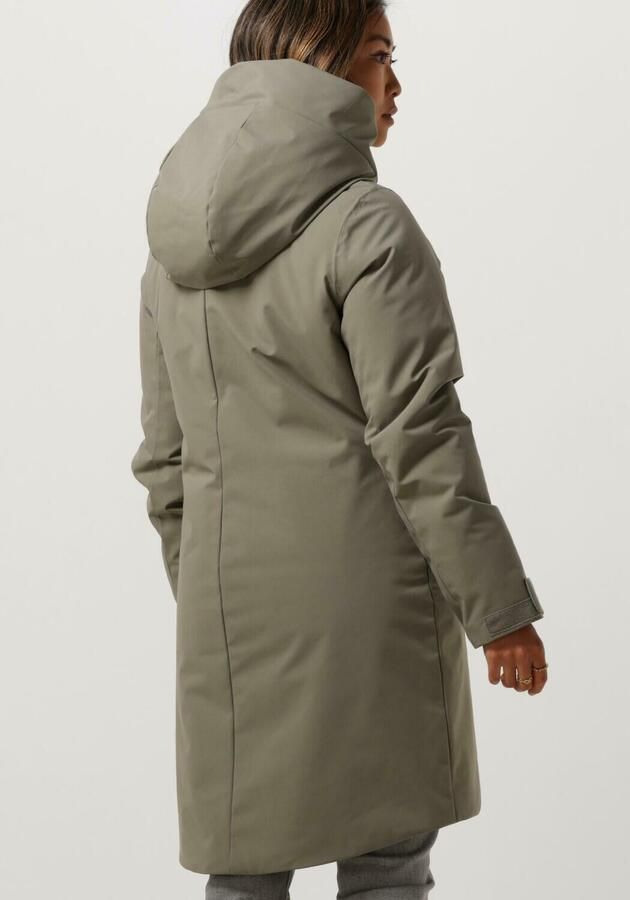 Elvine Groene Parka Jas voor Vrouwen Green Dames