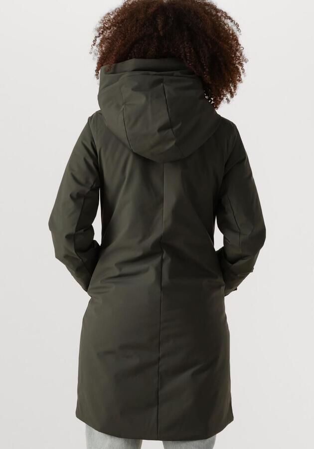 Elvine Groene Parka Jas voor Vrouwen Green Dames