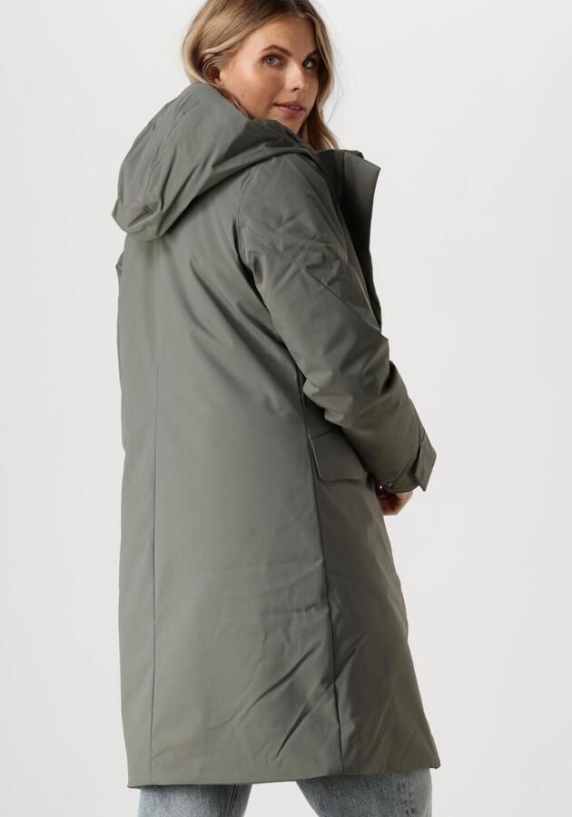 Elvine Stijlvolle Gewatteerde Jas voor Vrouwen Gray Dames