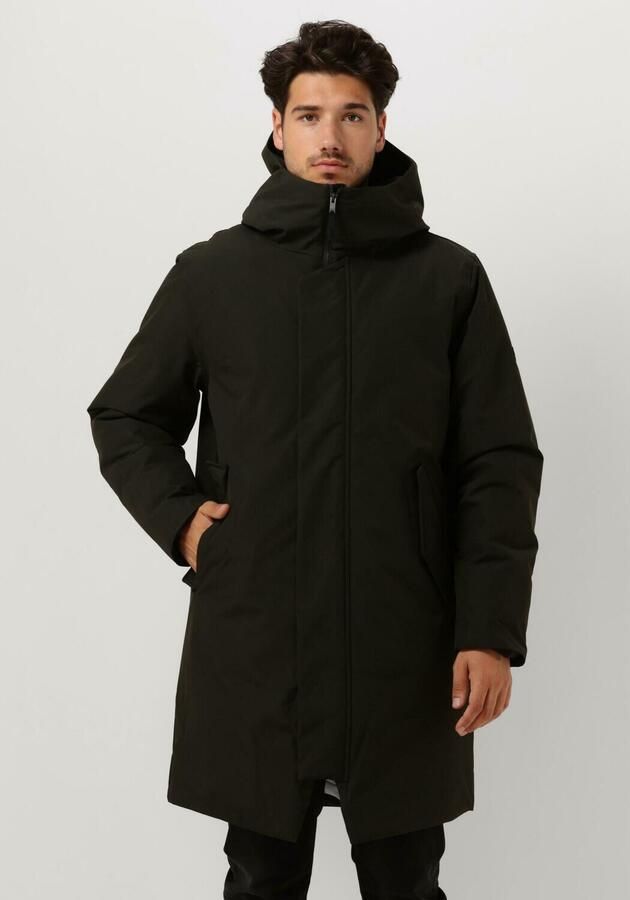 Elvine Groene Winterjas met Rits Green Heren - Foto 4