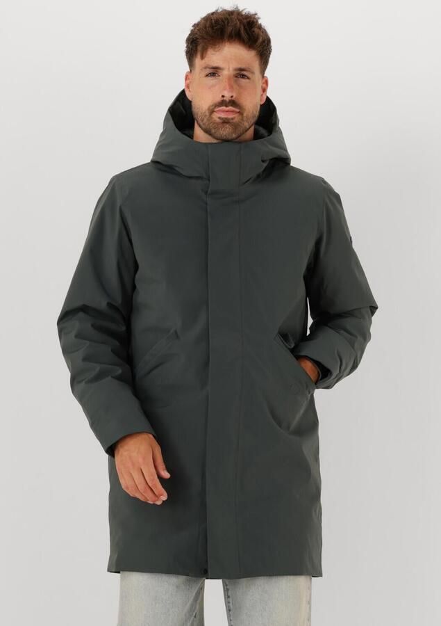 Elvine Groene Winterjas voor Heren Green Heren