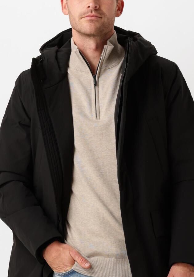 Elvine Zwarte Winter Parka voor Mannen Black Heren - Foto 3