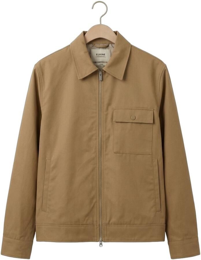 ELVINE Heren Jassen Nomio Camel - Foto 2