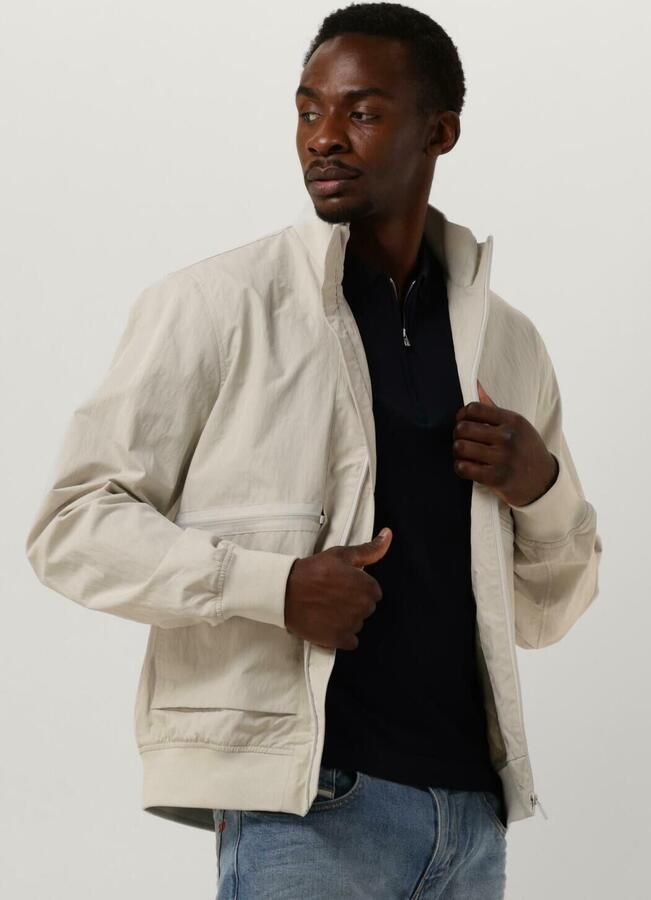 Elvine Zomerjas in Ecru Windjack Stijl Beige Heren - Foto 4