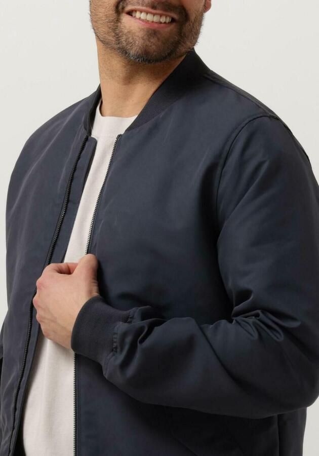 Elvine Donkerblauwe zomerjas met rits Blue Heren - Foto 2