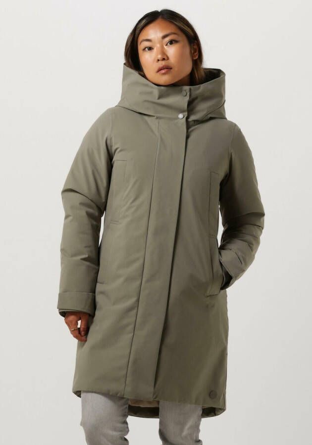 Elvine Groene Parka Jas voor Vrouwen Green Dames