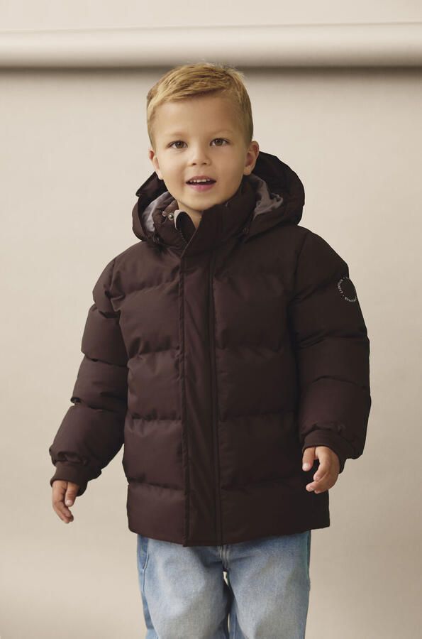 ENFANT Jongens Jassen Jacket Quilt Solid Bruin - Foto 3