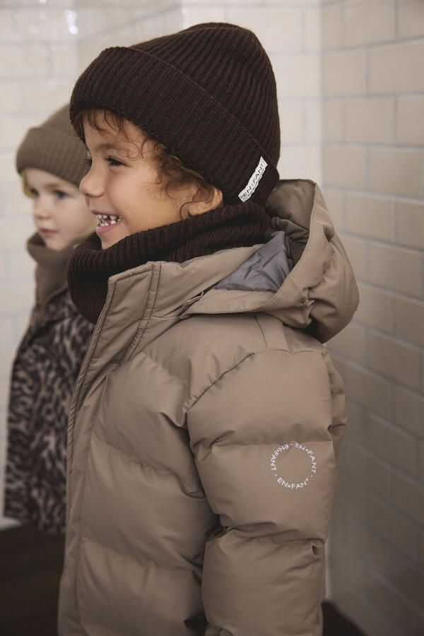 ENFANT Jongens Jassen Jacket Quilt Solid Bruin - Foto 3