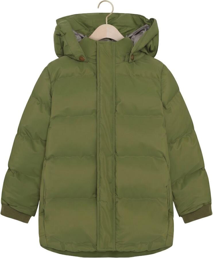 ENFANT Jongens Jassen Jacket Quilt Solid Khaki