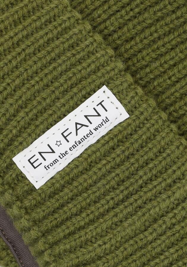 ENFANT Jongens Mutsen Beanie Lining Olijf - Foto 2