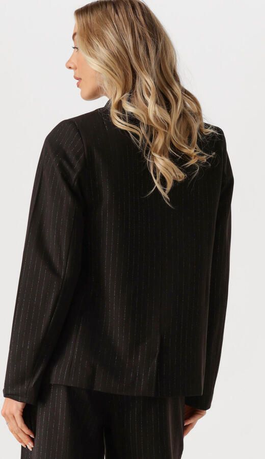 Envii Zwarte Blazer met Gouden Streep Black Dames - Foto 3