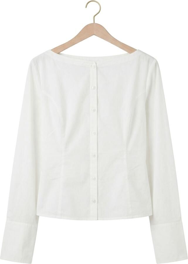 ENVII Dames Blouses Enweb Ls B-n Shirt 7119 Wit - Foto 2