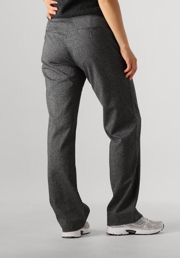 Envii Visgraat Broek Rechte pasvorm Zakken Rits Gray Dames
