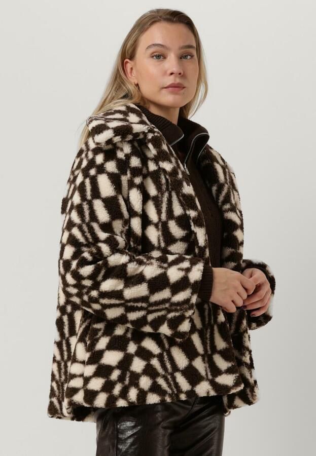 ENVII Dames Jassen Enfair Jacket Aop 6769 Grijs - Foto 4