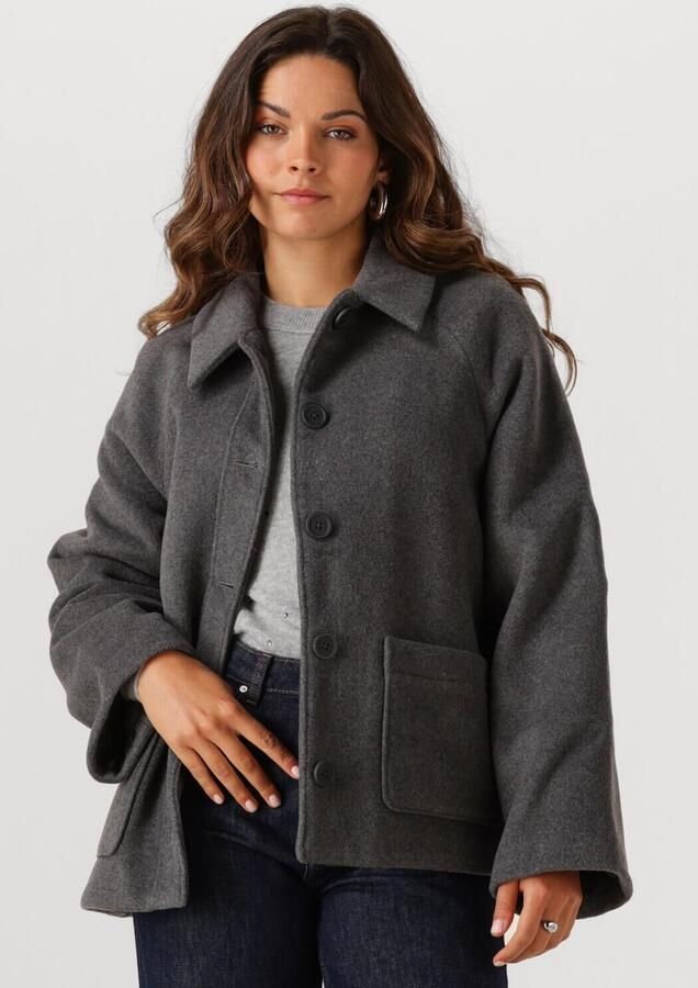 ENVII Dames Jassen Enkate Short Jacket 7276 Donkergrijs - Foto 4