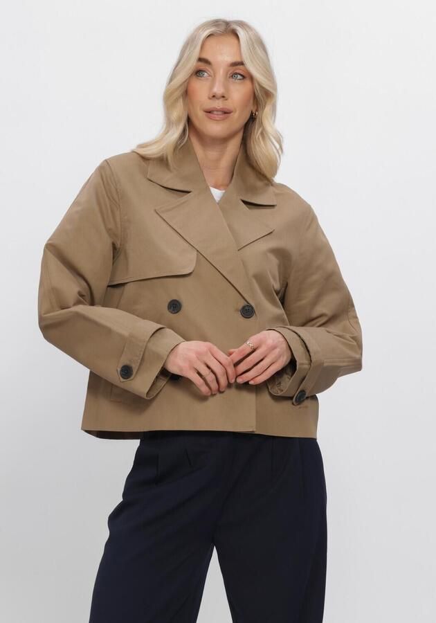 ENVII Dames Jassen Enseneca Db Short Jacket 6988 Camel