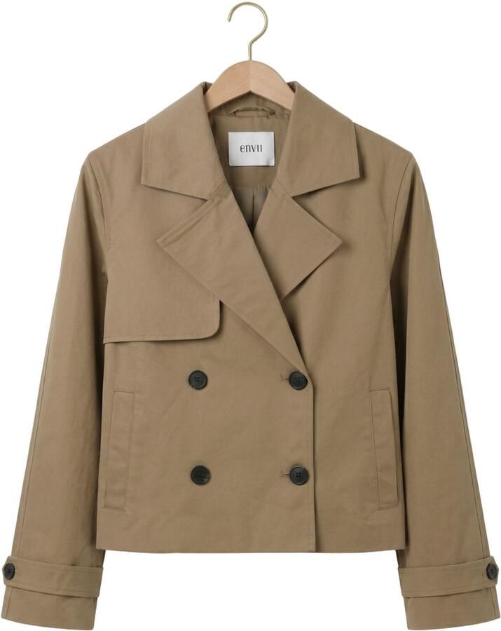 ENVII Dames Jassen Enseneca Db Short Jacket 6988 Camel - Foto 2