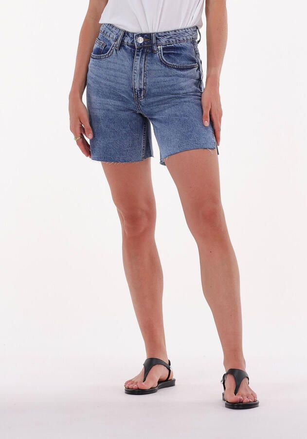 ENVII Dames Jeans Enbiloba Shorts 6863 Blauw - Foto 4