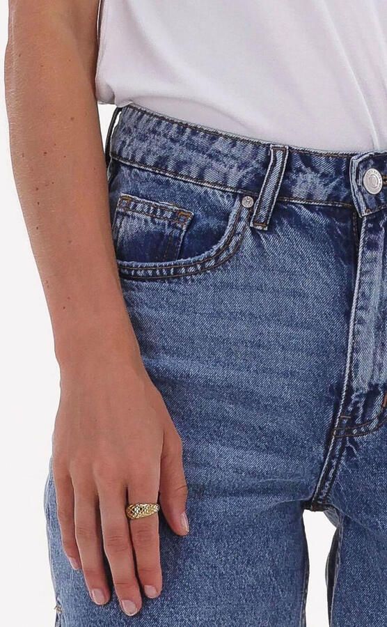 ENVII Dames Jeans Enbiloba Shorts 6863 Blauw - Foto 3