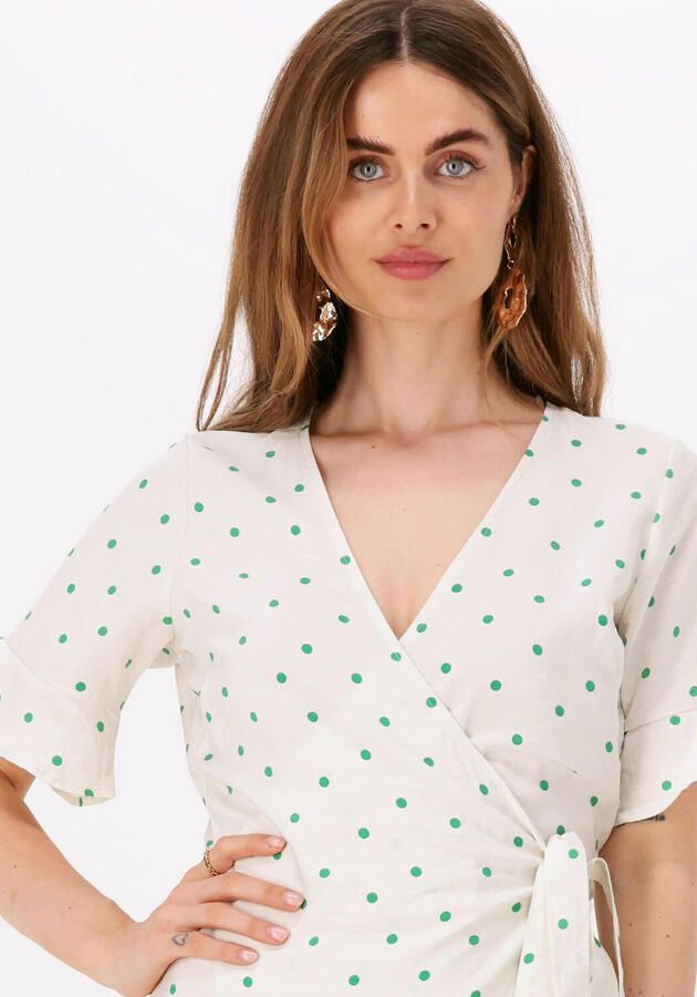 ENVII Dames Jurken Enivory Ss Short Dress 6891 Gebroken Wit