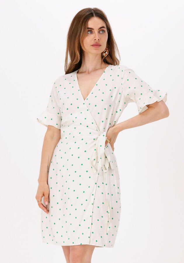 ENVII Dames Jurken Enivory Ss Short Dress 6891 Gebroken Wit - Foto 4