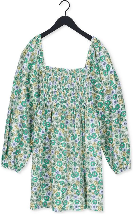 ENVII Dames Jurken Enlori Ls Dress Aop 6731 Groen - Foto 3