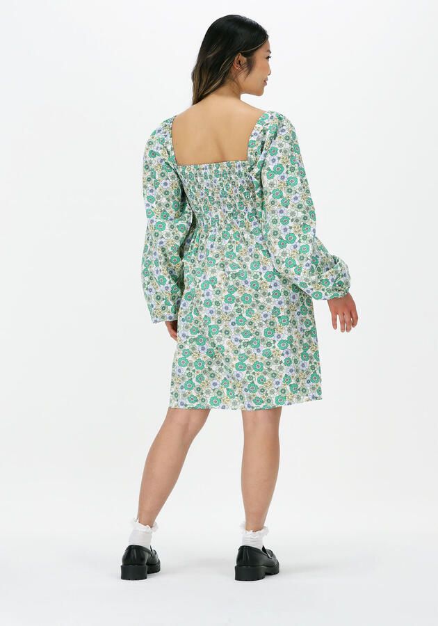 ENVII Dames Jurken Enlori Ls Dress Aop 6731 Groen