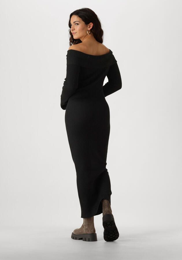 ENVII Dames Jurken Entopo O-s Ls Dress 5253 Zwart