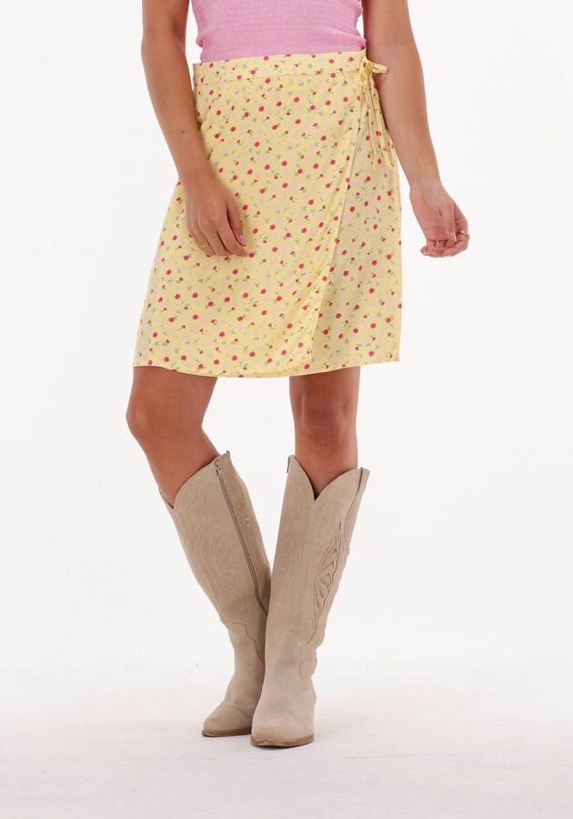 ENVII Dames Rokken Enmallow Short Skirt Aop 6891 Geel - Foto 4