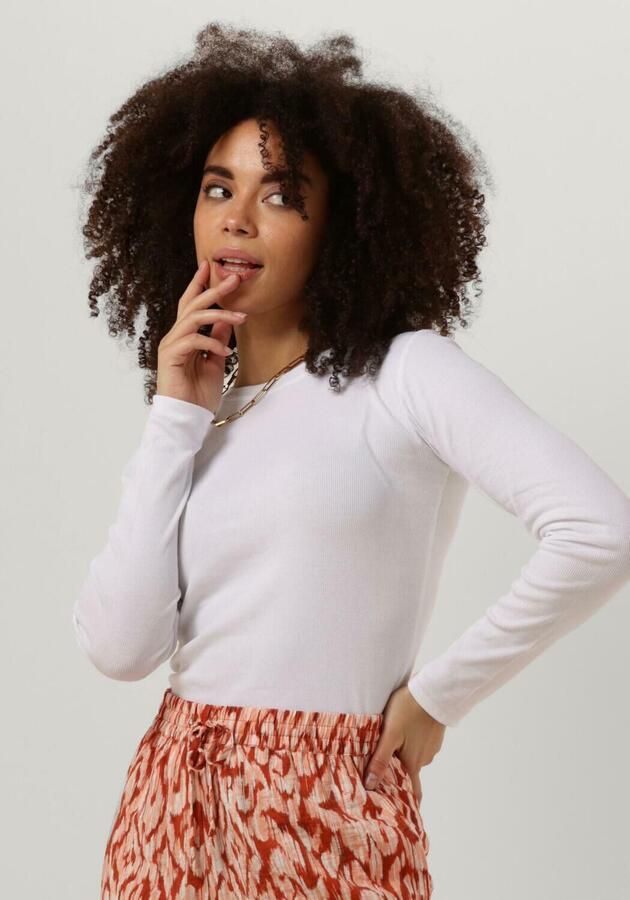 ENVII Dames Tops & T-shirts Enally Ls O-n Tee 5314 Wit - Foto 4