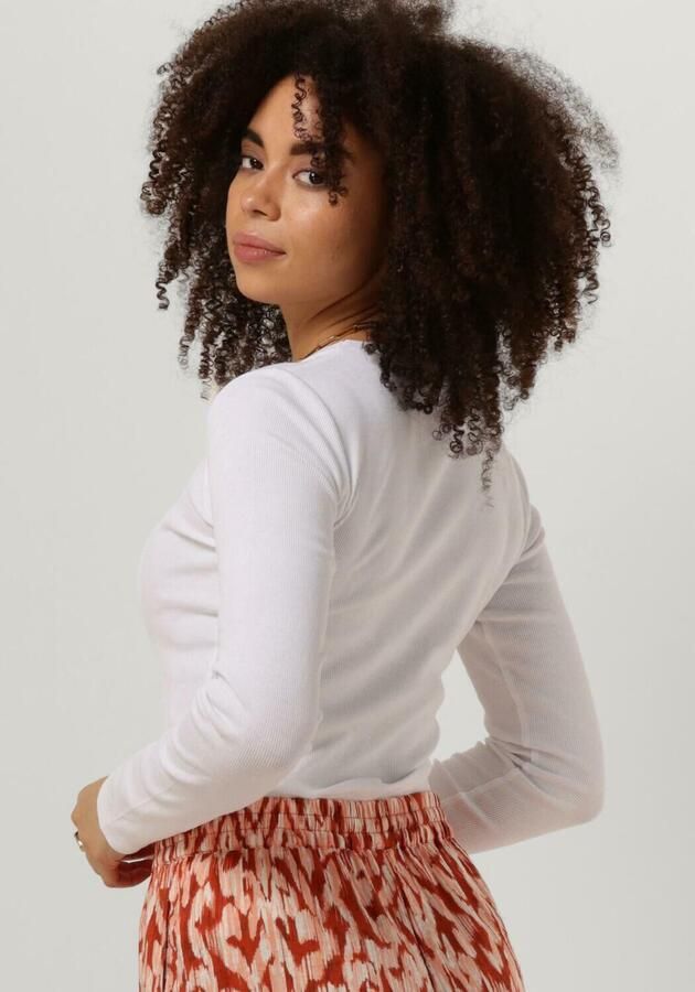 ENVII Dames Tops & T-shirts Enally Ls O-n Tee 5314 Wit